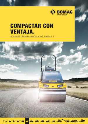 Compattatori stradali vibranti tandem Bomag BW 90 SL-5