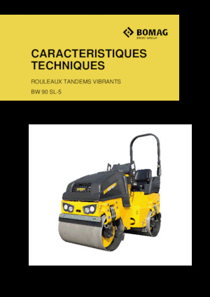 Compattatori stradali vibranti tandem Bomag BW 90 SL-5