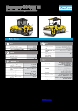 Compattatori stradali vibranti tandem Dynapac CC 4000 VI