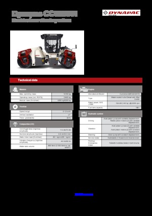 Compattatori stradali vibranti tandem Dynapac CC 6200 VI