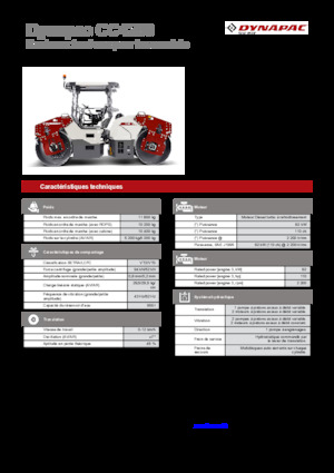 Compattatori stradali vibranti tandem Dynapac CC4200