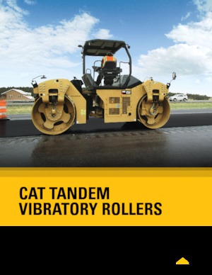 Compattatori stradali vibranti tandem Caterpillar CD44B