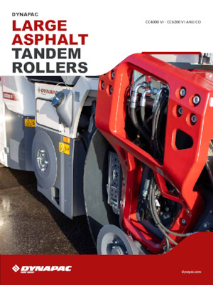 Compattatori stradali vibranti tandem Dynapac CO 6200 VI