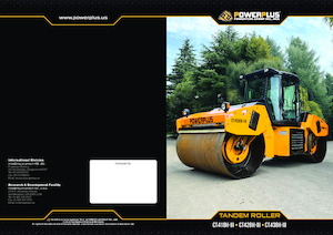 Compattatori stradali vibranti tandem PowerPlus CT438H-III