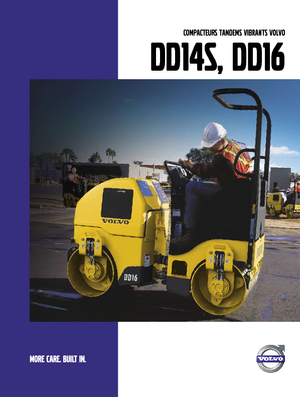 Compattatori stradali vibranti tandem Volvo DD16