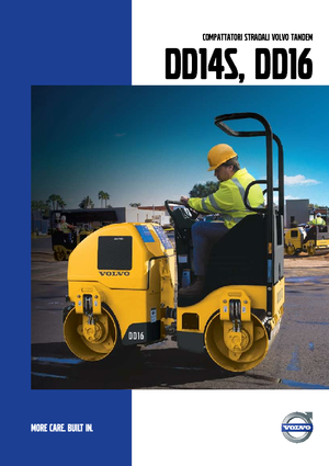 Compattatori stradali vibranti tandem Volvo DD16