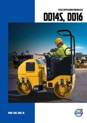 Compattatori stradali vibranti tandem Volvo DD16