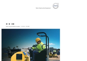 Compattatori stradali vibranti tandem Volvo DD15