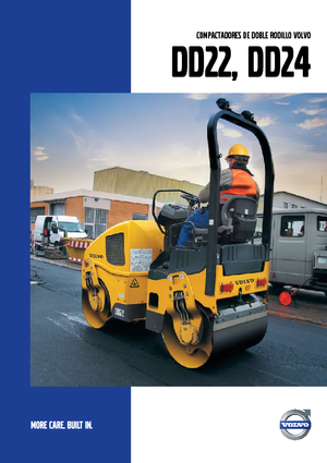 Compattatori stradali vibranti tandem Volvo DD24