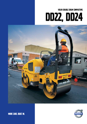 Compattatori stradali vibranti tandem Volvo DD24