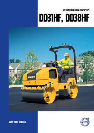 Compattatori stradali vibranti tandem Volvo DD31HF