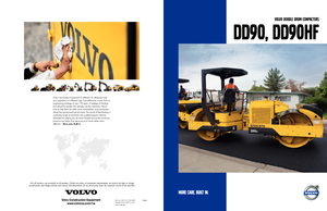 Compattatori stradali vibranti tandem Volvo DD90HF