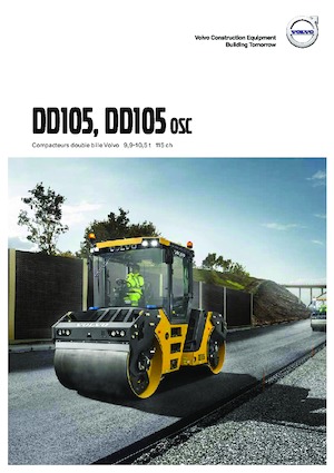 Compattatori stradali vibranti tandem Volvo DD105 