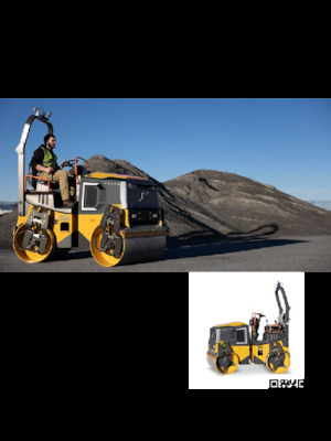 Compattatori stradali vibranti tandem Volvo DD25 Electric 