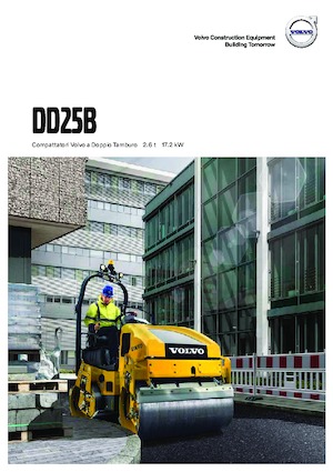 Compattatori stradali vibranti tandem Volvo DD25B