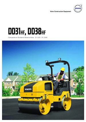 Compattatori stradali vibranti tandem Volvo DD38HF 
