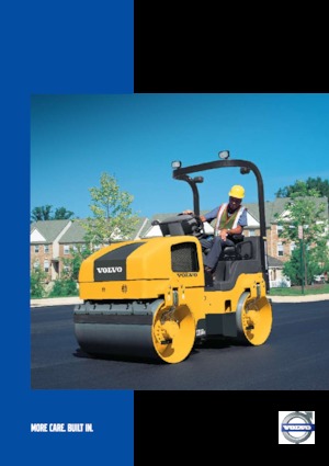 Compattatori stradali vibranti tandem Volvo DD31HF