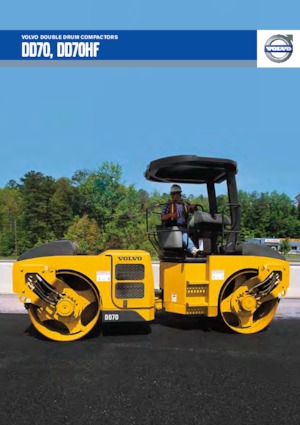 Compattatori stradali vibranti tandem Volvo DD70