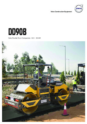 Compattatori stradali vibranti tandem Volvo DD90B