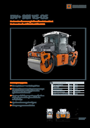Compattatori stradali vibranti tandem Hamm DV+ 90i VS-OS