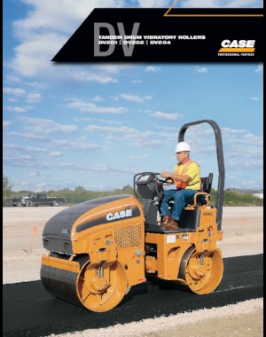 Compattatori stradali vibranti tandem Case DV202
