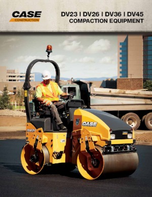 Compattatori stradali vibranti tandem Case DV45