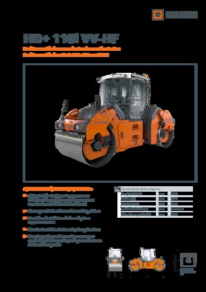 Compattatori stradali vibranti tandem Hamm HD+ 110i VV-HF