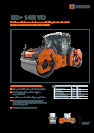 Compattatori stradali vibranti tandem Hamm HD+ 140i VO