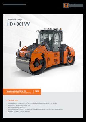 Compattatori stradali vibranti tandem Hamm HD+ 90i VV