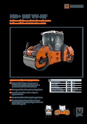 Compattatori stradali vibranti tandem Hamm HD+ 90i VV-HF