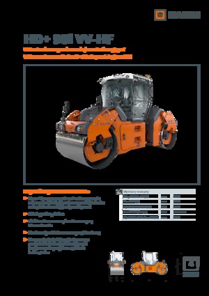 Compattatori stradali vibranti tandem Hamm HD+ 90i VV-HF