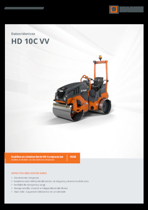 Compattatori stradali vibranti tandem Hamm HD 10C VV