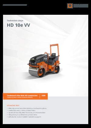 Compattatori stradali vibranti tandem Hamm HD 10e VV