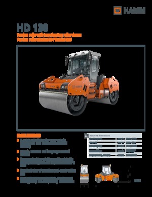 Compattatori stradali vibranti tandem Hamm HD 138