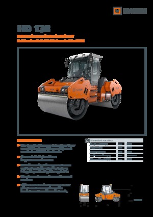 Compattatori stradali vibranti tandem Hamm HD 138