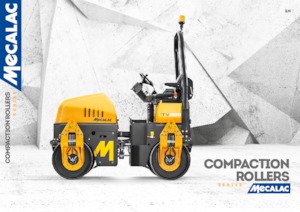 Compattatori stradali vibranti tandem Mecalac MBR71
