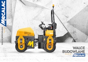 Compattatori stradali vibranti tandem Mecalac TV900