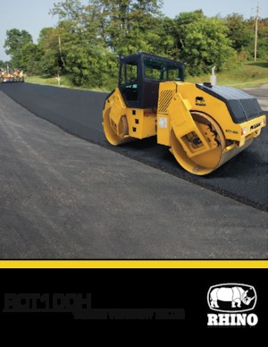Compattatori stradali vibranti tandem RHINO RCT100H