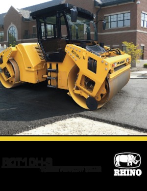 Compattatori stradali vibranti tandem RHINO RCT10H3