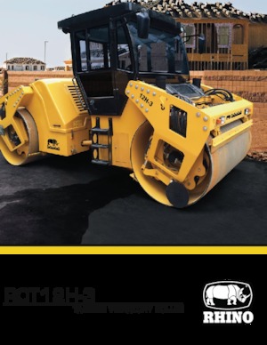 Compattatori stradali vibranti tandem RHINO RCT12H3