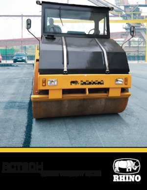 Compattatori stradali vibranti tandem RHINO RCT80H