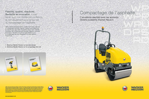 Compattatori stradali vibranti tandem Wacker RD 16-90