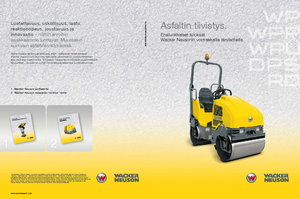 Compattatori stradali vibranti tandem Wacker RD 27-120