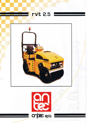 Compattatori stradali vibranti tandem Antec RVT 2.5-12
