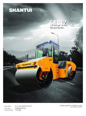 Compattatori stradali vibranti tandem Shantui SRD12 
