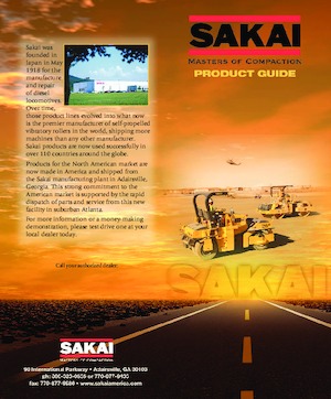 Compattatori stradali vibranti tandem Sakai SW770HF