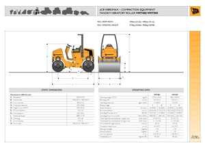 Compattatori stradali vibranti tandem JCB-Vibromax VMT 500
