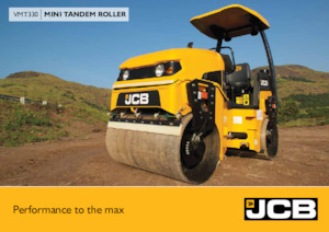Compattatori stradali vibranti tandem JCB VMT330