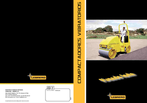 Compattatori stradali vibranti tandem Lebrero VTA 202-100