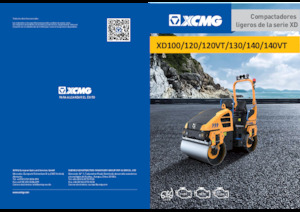 Compattatori stradali vibranti tandem XCMG XD120